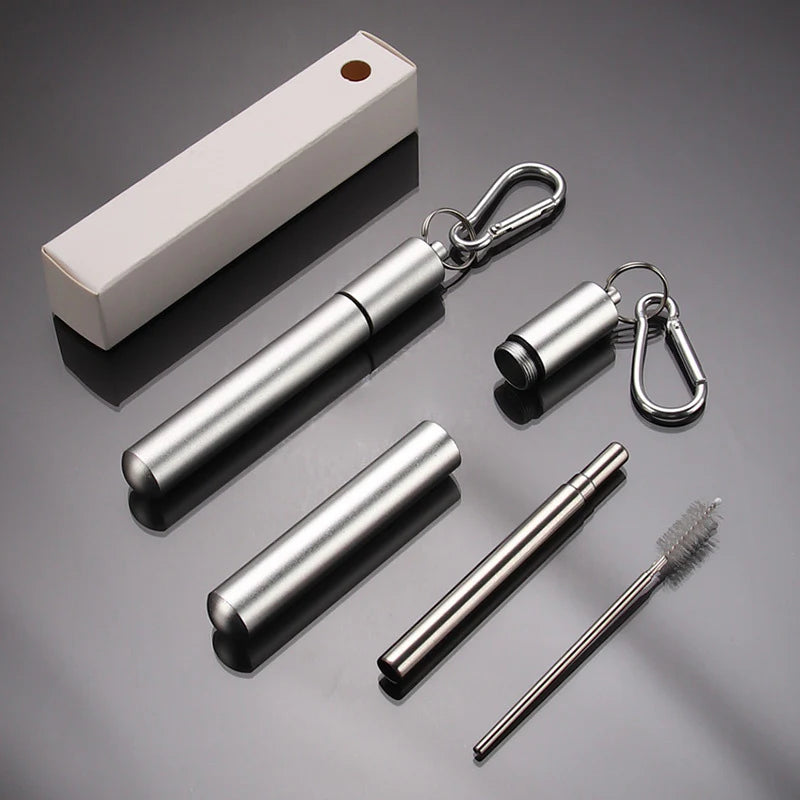 REUSABLE STRAW KEYCHAIN