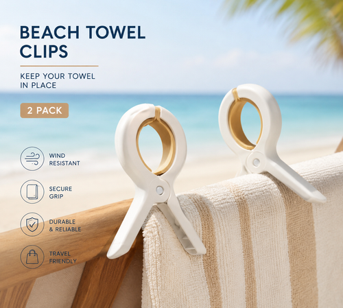 Beach Towel Clips - 2pcs